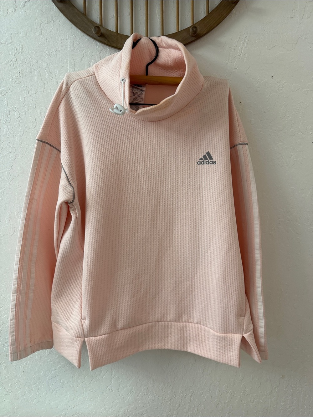 Adidas Pink Intuitive Warmth Pullover Sweater Large